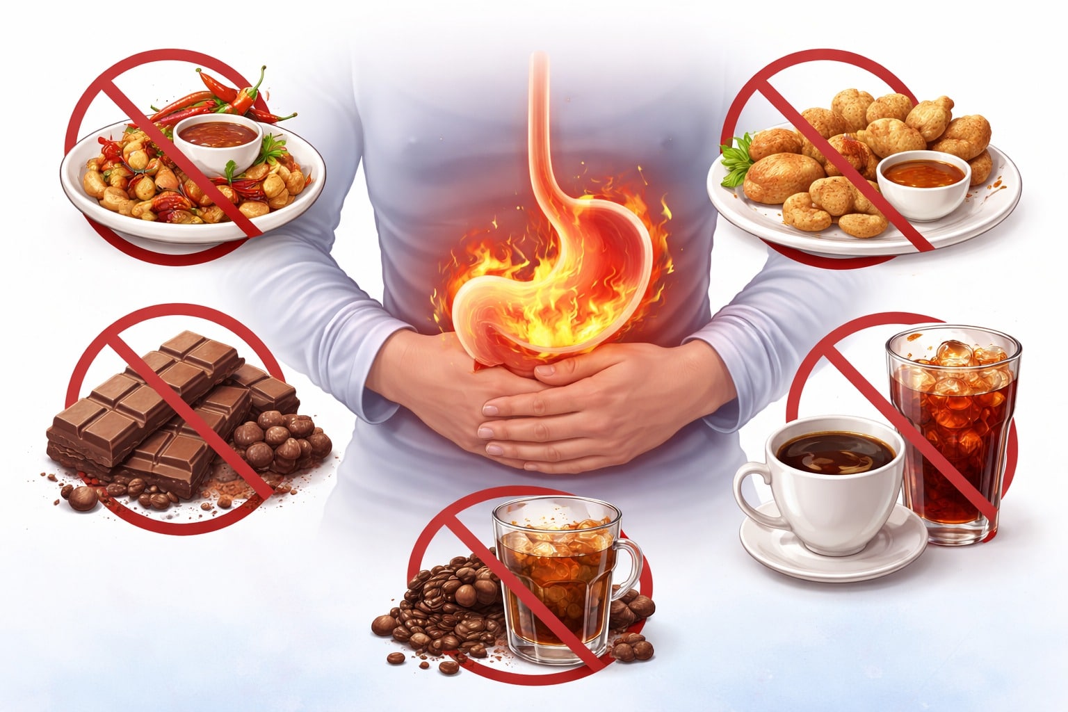 Pantangan Penderita Asam Lambung