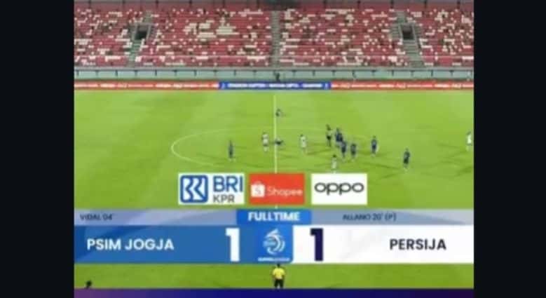 Persija vs PSIM Yogyakarta