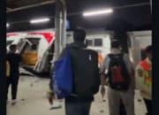 Inilah Rekaman Suasana Mencekam Saat Terjadi Kecelakaan di Stasiun Bekasi Timur, Simak Juga Kronologinya versi Netizen