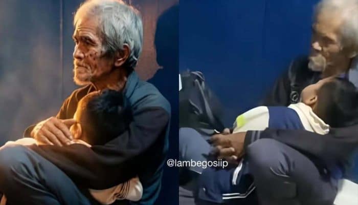 Kisah Haru: Kakek di Garut Jualan Speaker Sambil Gendong Cucu, “Saya Takut Dapur Tak Mengepul Besok”