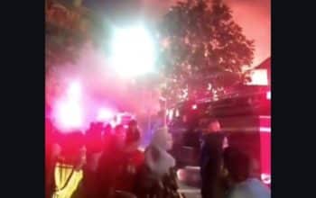 kebakaran gudang di cakung