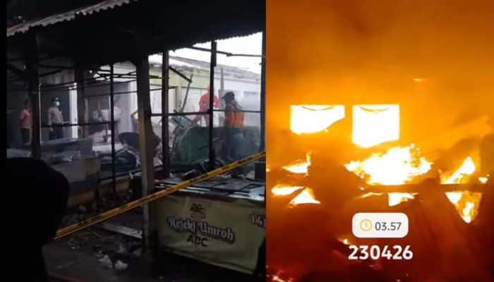 Pasca Kebakaran Pasar Baru Tuban Tetap Buka Aktivitas Perdagangan Tetap Berjalan