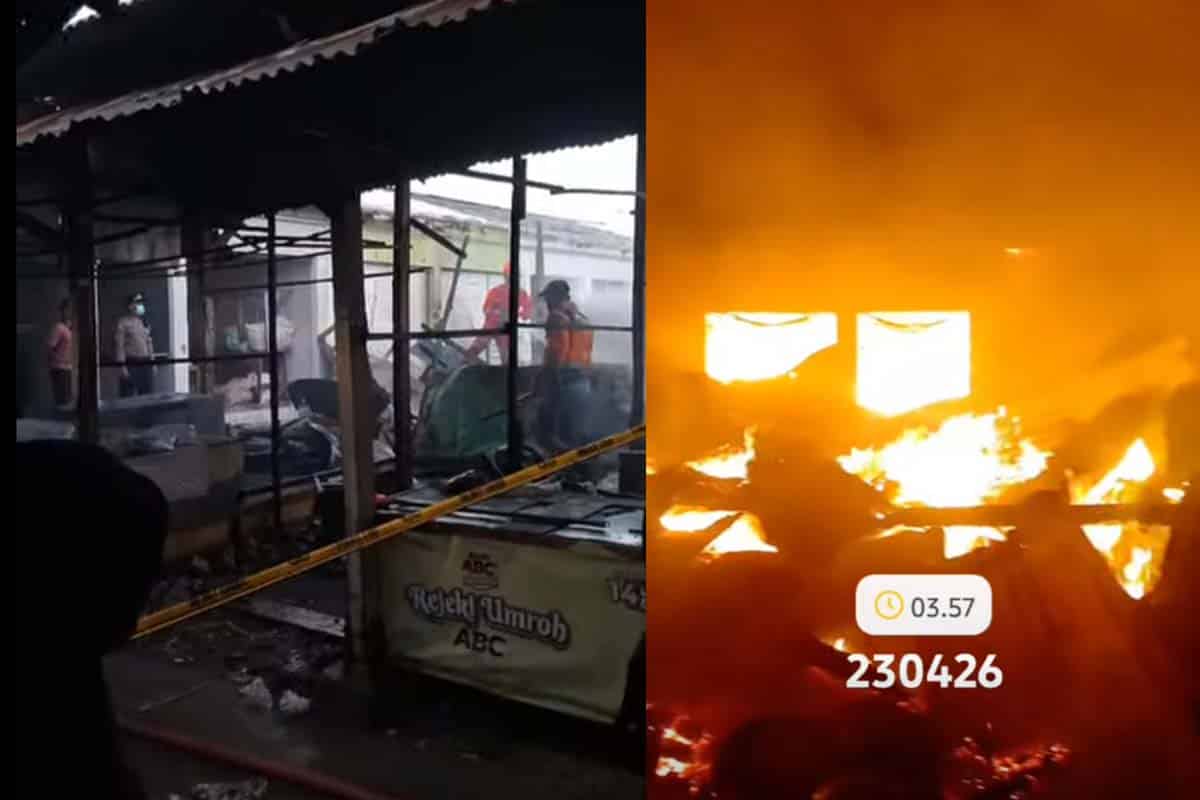 kebakaran pasar baru tuban