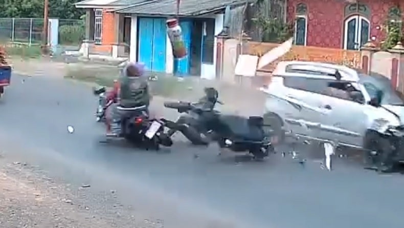 Kecelakaan Beruntun di Jember