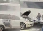 Kru Bus Bantu Padamkan Mobil Keluar Asap di Tol Jagorawi, Aksi Sigap Tuai Pujian