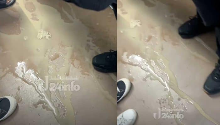 Ada-Ada Aja! Nekat Ngopi di Gerbong KRL, Penumpang Ini Tak Sengaja Tumpahkan Kopi