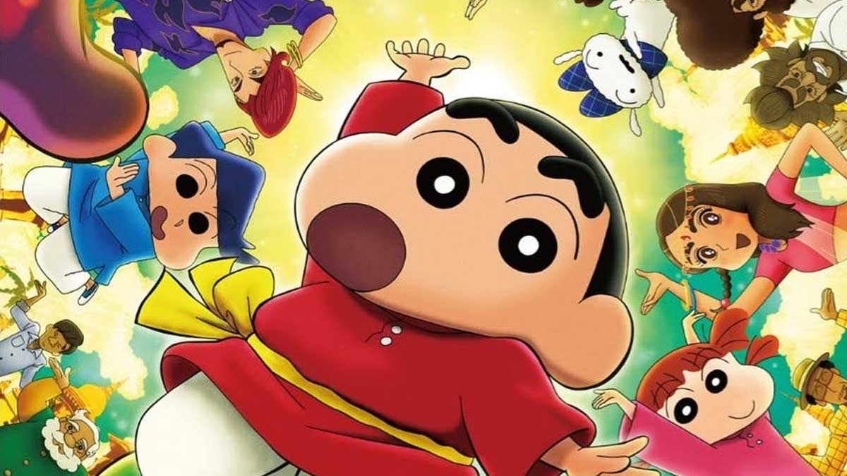 nonton Super Hot The Spicy Kasukabe Dancers bagian dari Crayon Shinchan The Movie