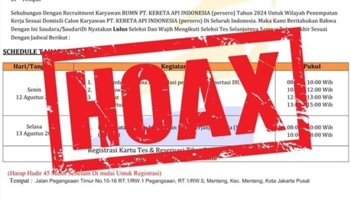 Awas Terkecoh, Akun TikTok Palsu Catut Nama PT Kereta Api Indonesia