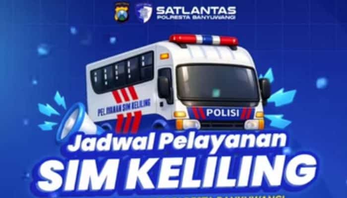 Syarat Pelayanan Perpanjangan SIM Keliling Polresta Banyuwangi 19 – 22 Mei 2026
