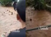 Arus Sungai Banjaran Bandung Hanyutkan Warga, 1 Orang Dilaporkan Meninggal