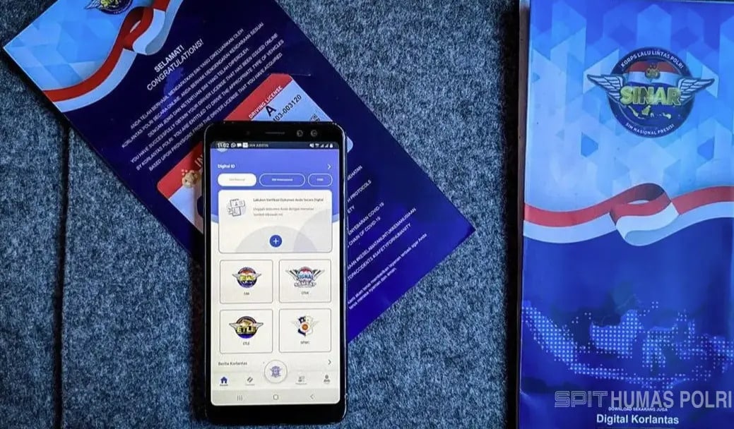 SIM digital Korlantas Polri