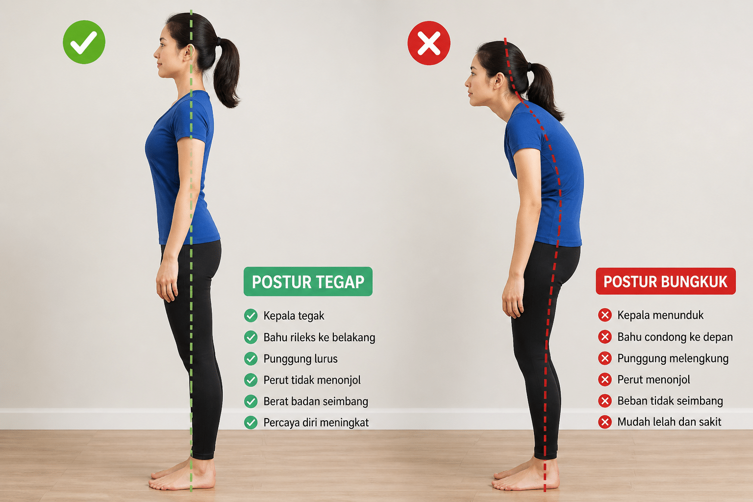 5 Tips Agar Postur Tubuh Tegap