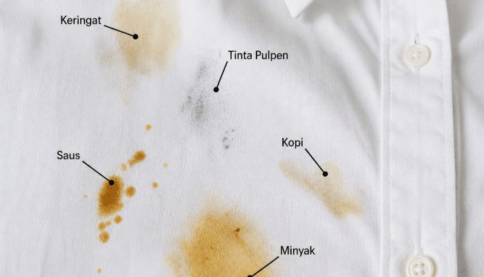 6 Tips Ampuh Mengatasi Noda Membandel pada Pakaian Putih agar Kembali Bersih