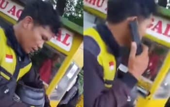 Driver ojol di Depok
