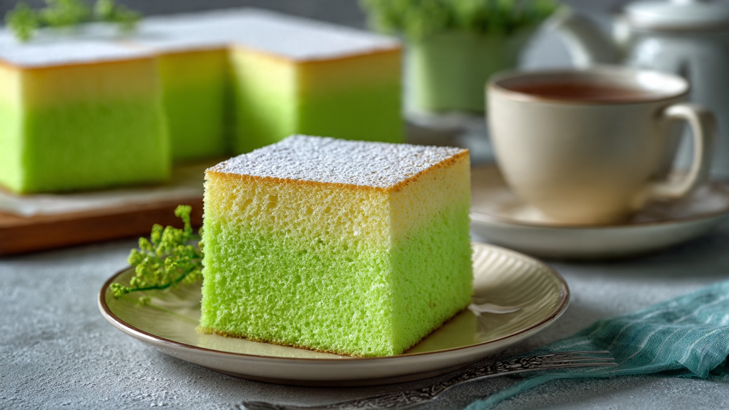 Resep Kue Bolu Pandan Lembut