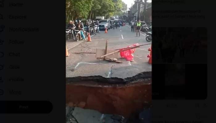 Penanganan Jalan Ambles di Lenteng Agung Dimulai, SDA DKI Pasang Gorong-gorong Beton