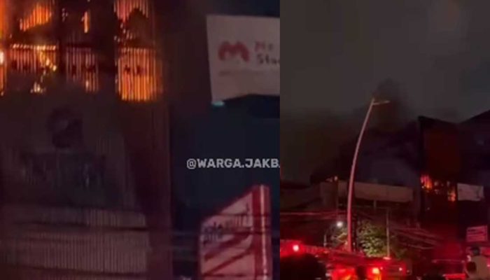 Kebakaran Ruko di Jakpus Hebohkan Warga Sekitar