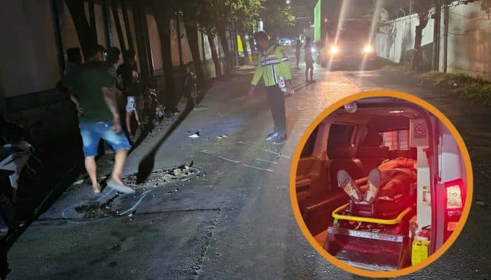 Oleng ke Kanan Pengendara Motor warga Lamongan Tewas Tabrak Truk di Kebomas Gresik