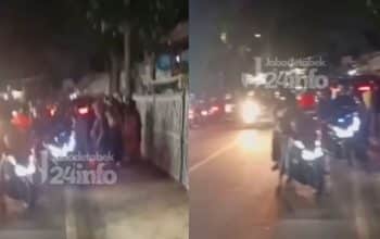 Mobil Fortuner kecelakaan