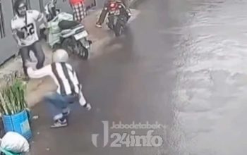 begal kurir paket di Bandung