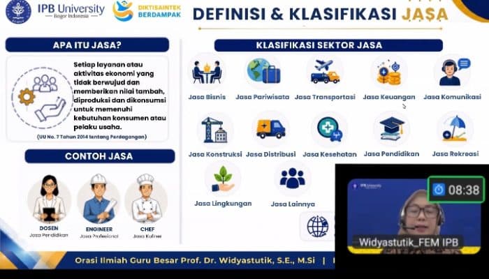 Indonesia Kalah dari Malaysia hingga Filipina di Sektor Jasa, Ini Kata IPB