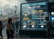 Prediksi Cuaca Bogor Hari Ini 4 Mei 2026, Waspada Hujan Malam Hari