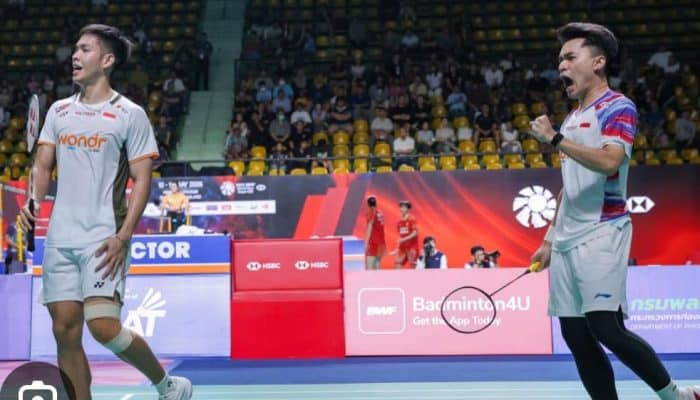 Kalahkan Wakil China, Ganda Leo/Daniel Lolos ke Final Thailand Open 2026!