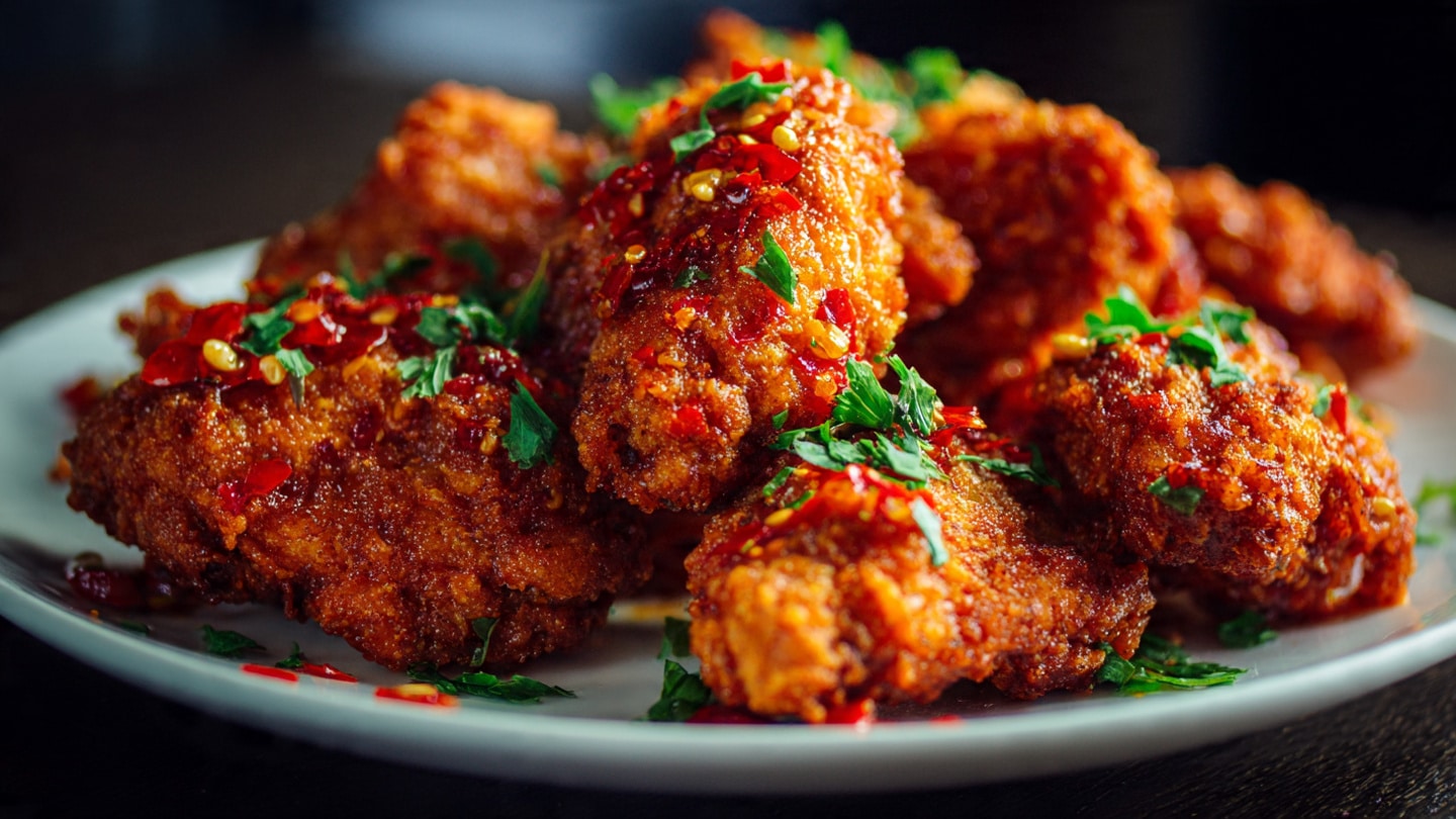 Resep Ayam Krispi Balado Pedas