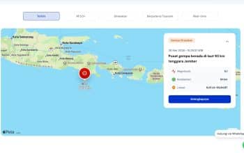 Gempa Magnitudo 5,1 Guncang Jember