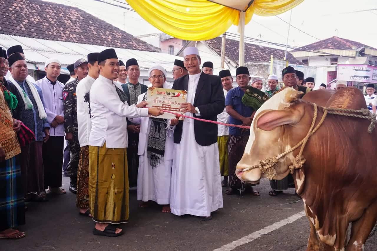 Kota Pasuruan Terima Sapi Kurban