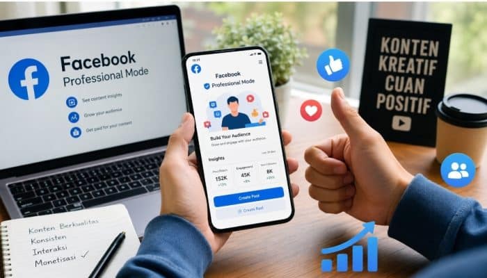 SIMAK! Cara Aktifkan Facebook Pro dengan Mudah, Kreator Pemula Wajib Tahu
