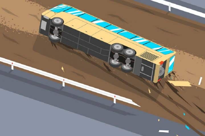 Penumpang Tabrak Truk di Tiongkok