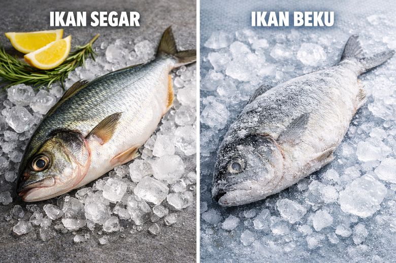 ikan segar dan ikan beku