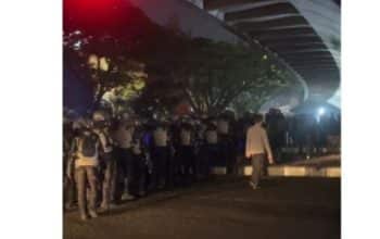 ricuh mayday Bandung