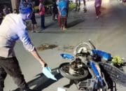 Kecelakaan Tragis di Jombang, Pemotor Tewas Usai Tabrakan dengan Dua Truk