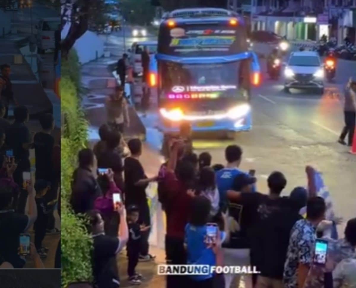 Sambutan Bobotoh di Samarinda