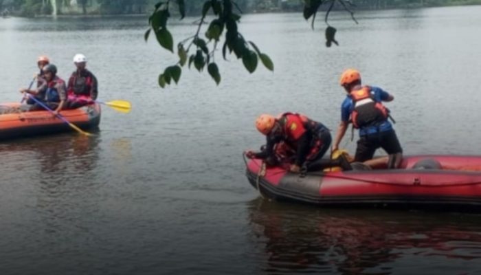 Pria Tenggelam di Situ Cikaret Bogor Ditemukan Tim SAR di Kedalaman 4,5 Meter