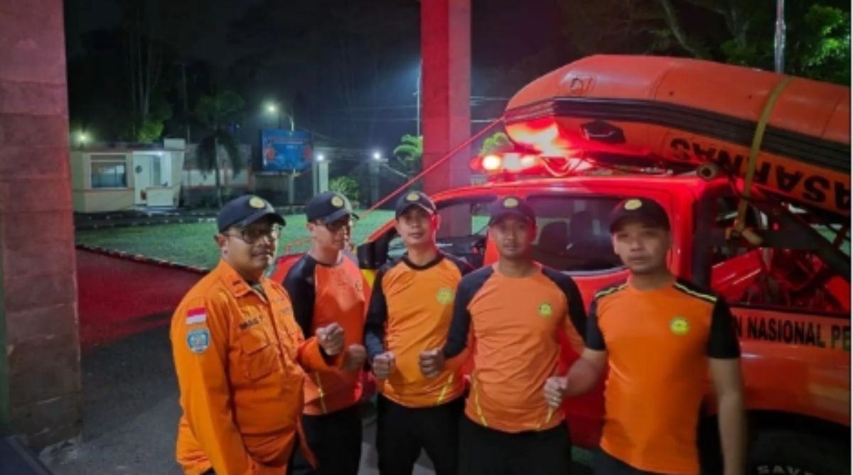 lansia terseret arus Sungai Ciwulan Tasikmalaya
