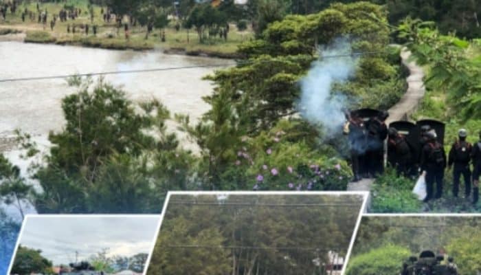 Bentrokan Dua Kelompok Massa di Wamena Memanas, Brimob dan Polisi Turun Tangan