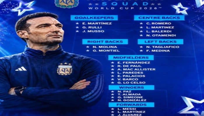 Kejutan! Franco Mastantuono Dicoret dari Skuad Argentina, Messi Resmi Bertanding di Piala Dunia 2026