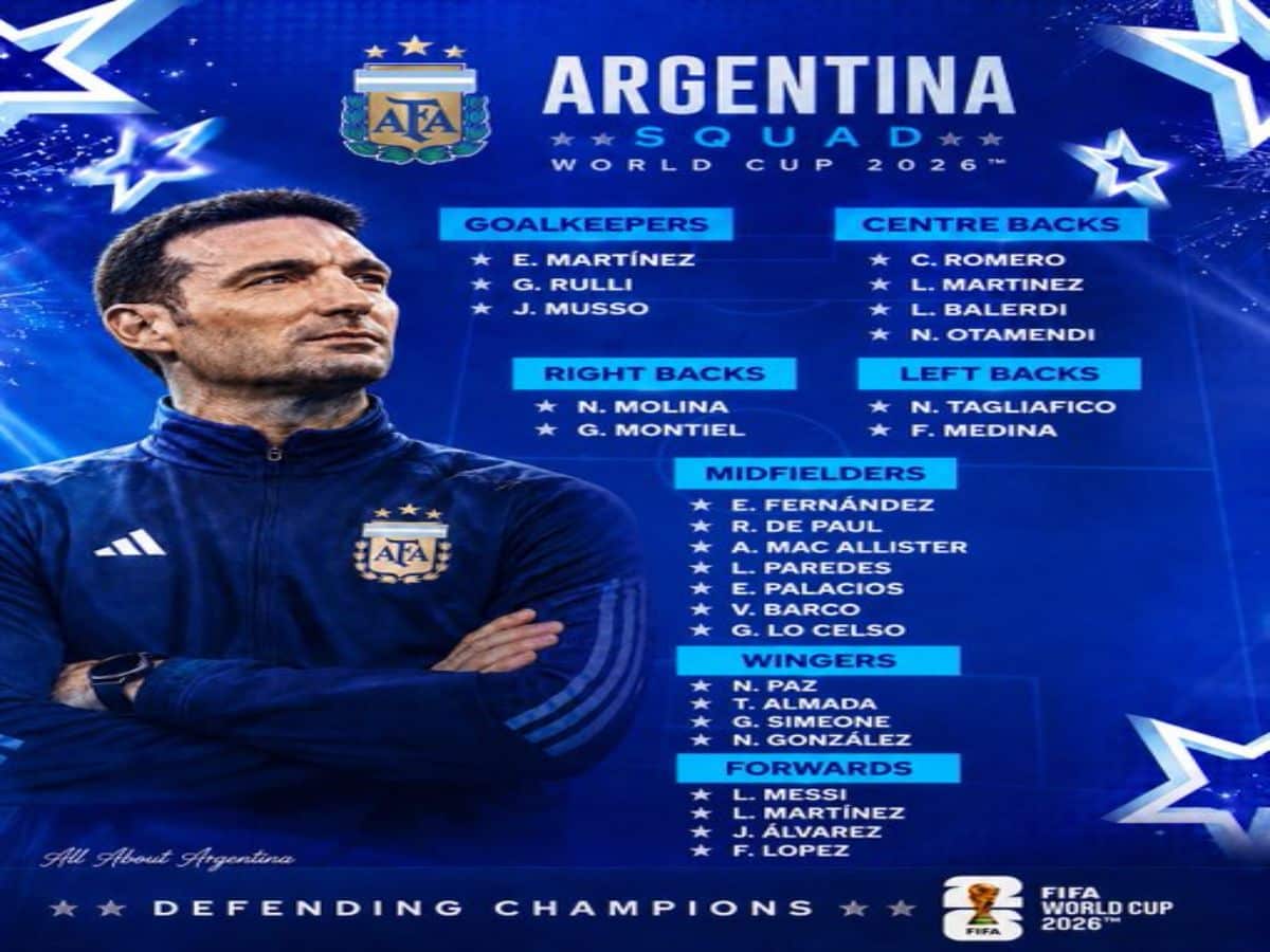 daftar skuad Argentina Piala Dunia 2026