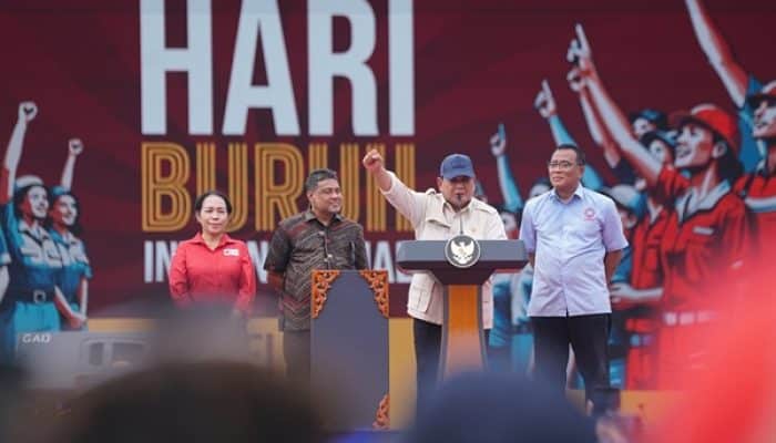 Geger May Day, Prabowo Janji Bela Buruh Mati-matian di Tengah Ancaman PHK