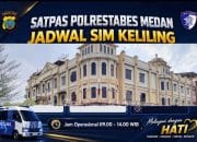 Titik Pelayanan SIM Keliling Polrestabes Medan 5 – 10 Mei 2026
