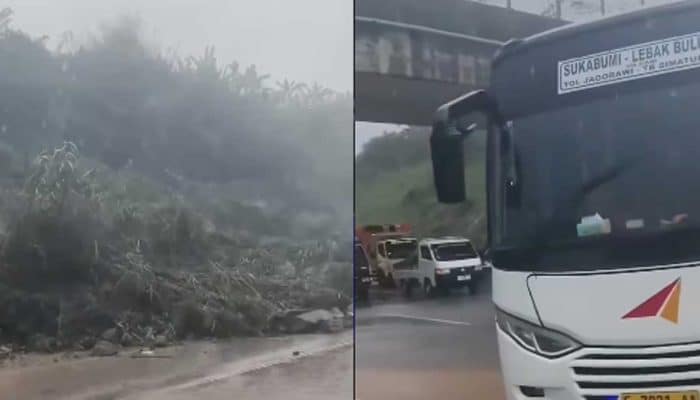 Tebing di Tol Bocimi Longsor, Arus Kendaraan ke Jakarta Sempat Tersendat