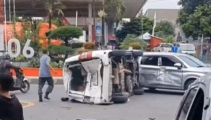 Detik-detik Truk Hilang Kendali Picu Kecelakaan Beruntun di Tambun Selatan