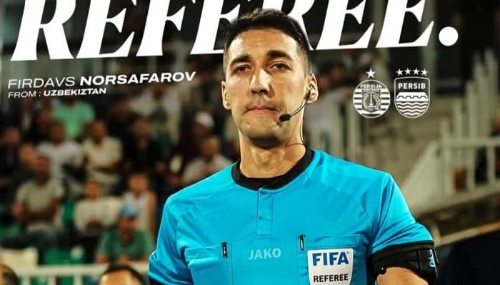 Menjaga Netralitas Permainan Laga Persija vs Persib Dipimpin Wasit dari Uzbekistan