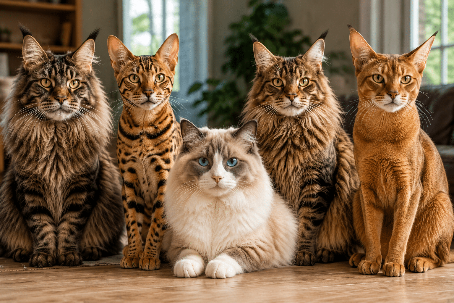 Mengenal 5 Kucing Ras Jumbo yang Ramah dan Cocok Jadi Peliharaan di Rumah