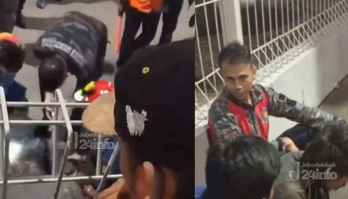 Evakuasi Seorang ODGJ di Gorong-gorong Tangerang Selatan, Warga Dibuat Geger