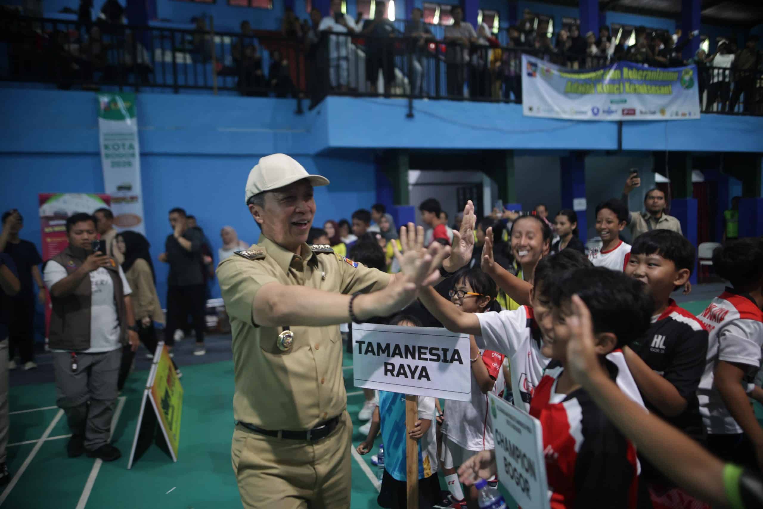 Wali Kota Bogor Resmi Buka Kejurkot Bulutangkis 2026
