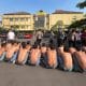Sejumlah pelajar yang diamankan dalam upaya pencegahan tawuran menjalani pendataan dan pembinaan di Polresta Bogor Kota. (Kis/ist)